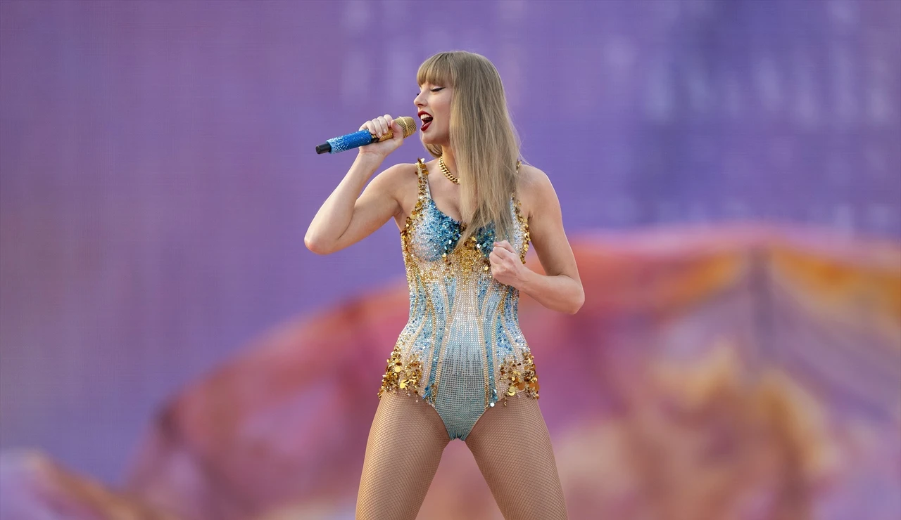 Taylor Swift durante su concierto en Munich
