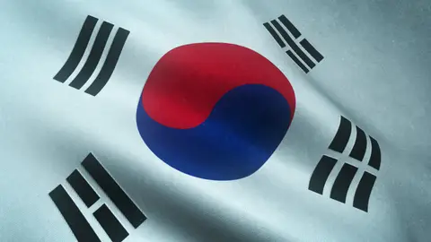 Imagen de la bandera de Corea del Sur Imagen de la bandera de Corea del Sur