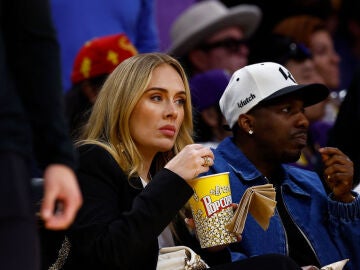 Adele junto a Rich Paul en 2024