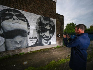 Mural de Oasis en Manchester
