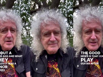 V&iacute;deo de Brian May hablando de su salud