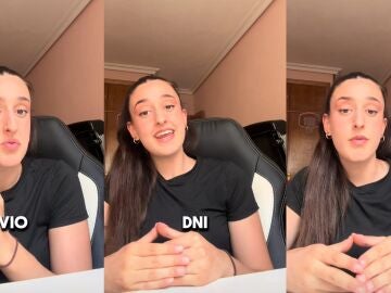 Foto del v&iacute;deo de tiktok.com/@lauuusa sobre la bronca al sacarse el DNI