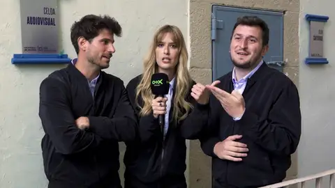 Los cazadores debatiendo Los cazadores debatiendo