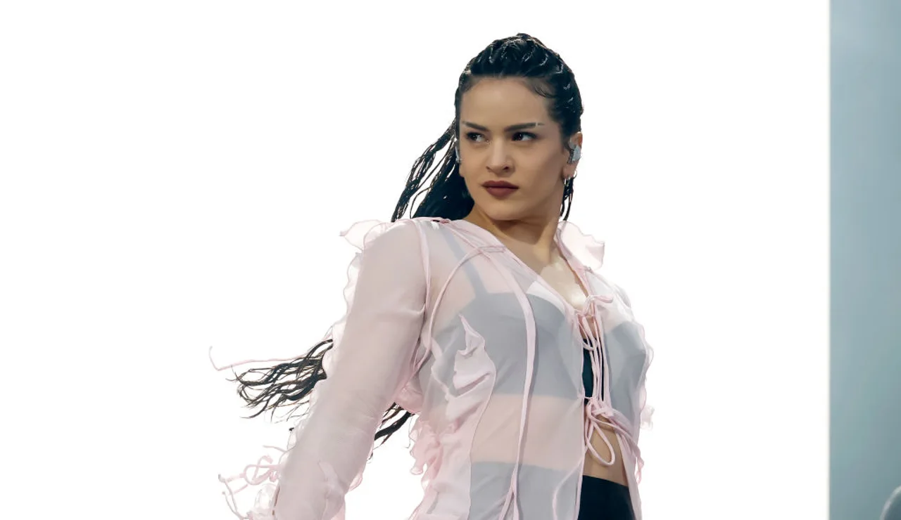 Rosalía durante su actuación en 2023 en Coachella