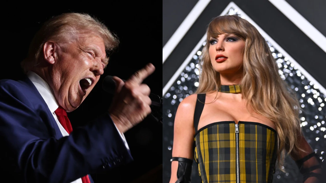 Donald Trump estalla contra Taylor Swift Donald Trump estalla contra Taylor Swift
