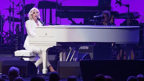 Foto de archivo de Lady Gaga en 2017 Foto de archivo de Lady Gaga en 2017