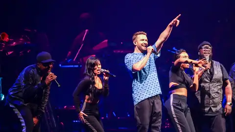 Justin Timberlake durante un concierto en una imagen de archivo Justin Timberlake durante un concierto en una imagen de archivo