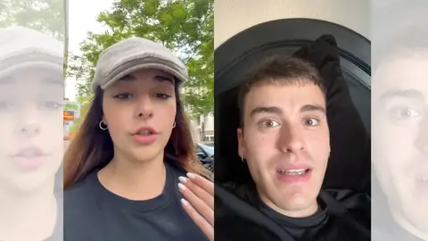 Carla Cuero y Pablo Oria. Carla Cuero y Pablo Oria.