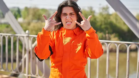 Rayo McQueer en su presentación Rayo McQueer en su presentación