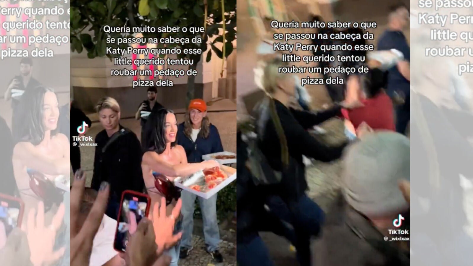 Katy Perry y su incidente con un fan que acabó con pizza y abrazo