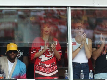 Taylor Swift durante un partido de los Kansas City Chiefs