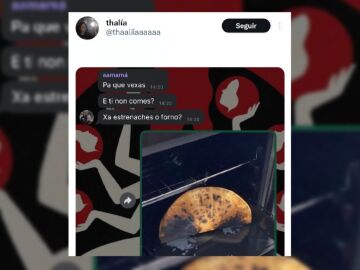 Captura del tuit de x.com/@thaaliiaaaaaa donde ense&ntilde;a la respuesta &eacute;pica de su madre 