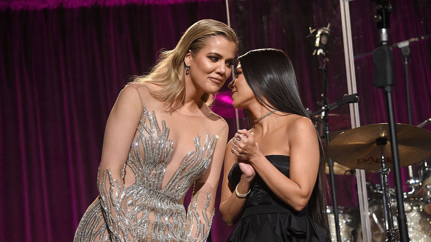 Imagen de archivo de Khloe y Kourtney Kardashian