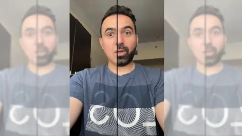 Imagen del vídeo viral de Asim Dar Imagen del vídeo viral de Asim Dar