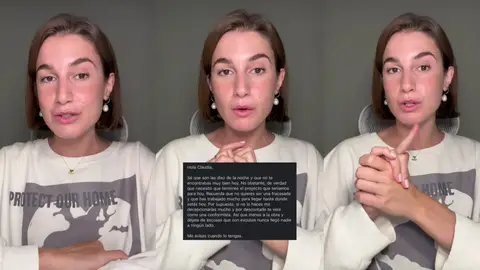 Se viraliza la increíble respuesta que da esta tiktoker a su supuesta "jefa" y crea un profunda reflexión Captura vídeo de tiktok.com/@claudia.fontanals