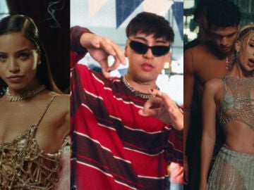 Emilia, Tiago PZK y Bad Gyal en sus vieoclips.
