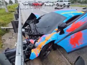 Imagen del accidente en directo