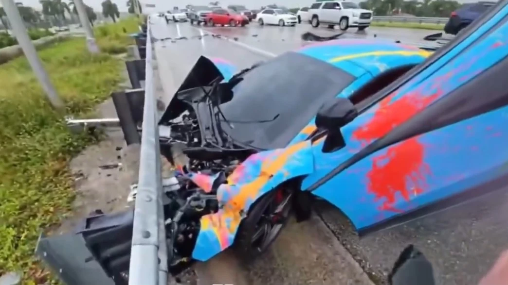 Imagen del accidente en directo
