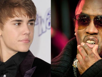 Im&aacute;genes de archivo de Justin Bieber y Sean 'Diddy' Combs en 2011