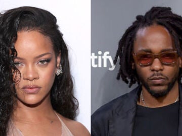 Im&aacute;genes de archivo de Rihanna y Kendrick Lamar