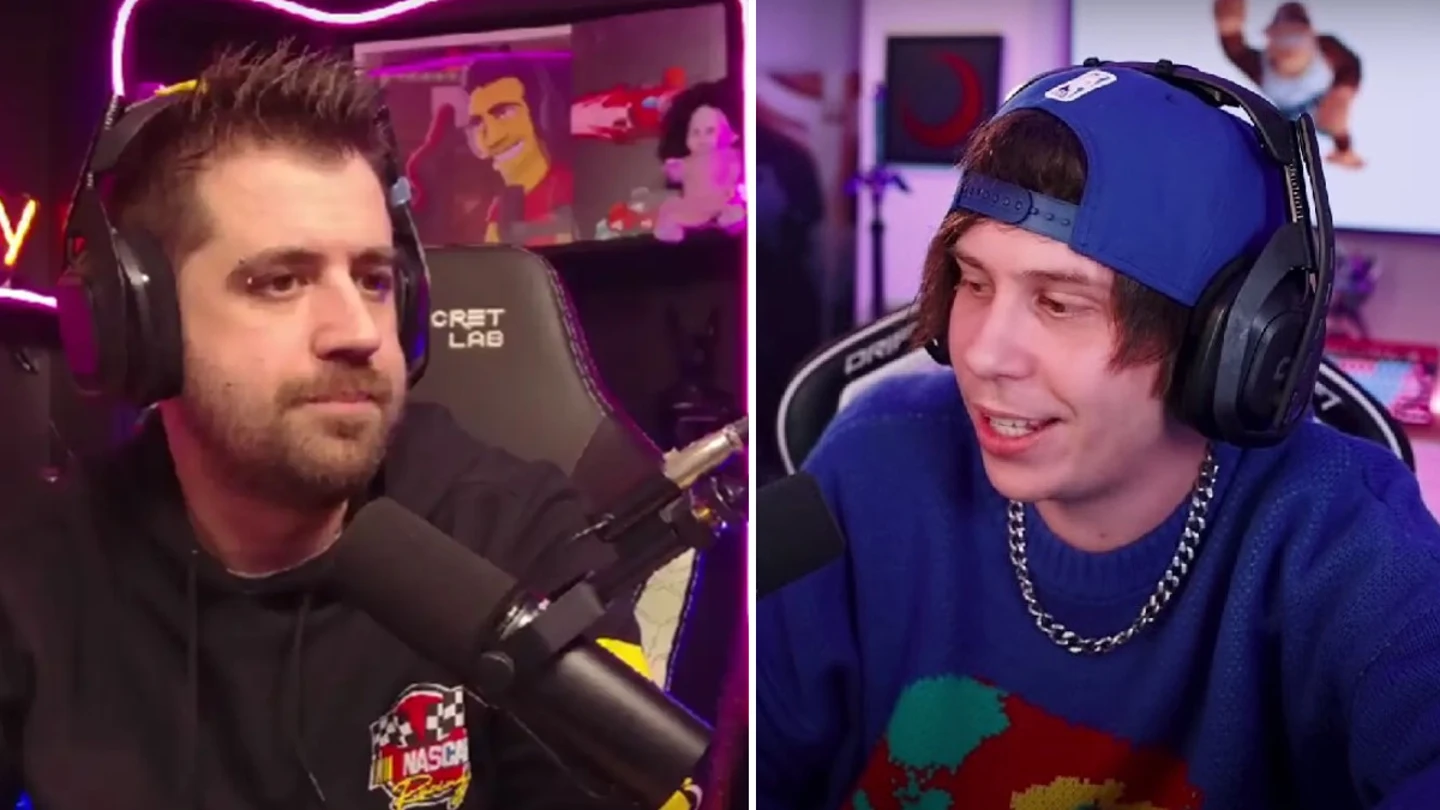 Imágenes de Rubius y Auron en directo Imágenes de Rubius y Auron en directo