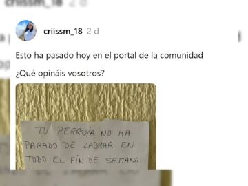 Una comunidad está en guerra vecinal por los ladridos de uno de los perros del bloque: Te voy a dar una solución. ¡Múdate!