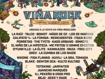 El Vi&ntilde;a Rock anuncia su cartel para 2025