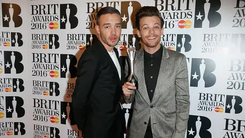 Imagen de archivo de Louis Tomlinson y Liam Payne Imagen de archivo de Louis Tomlinson y Liam Payne