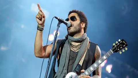 Lenny Kravitz durante su actuación en Rock in Rio Madrid 2012 Lenny Kravitz durante su actuación en Rock in Rio Madrid 2012