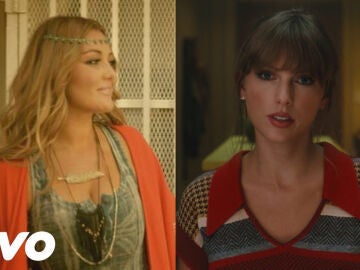Miniaturas de videoclips de Amaia Montero y Taylor Swift