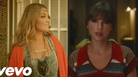 Miniaturas de videoclips de Amaia Montero y Taylor Swift Miniaturas de videoclips de Amaia Montero y Taylor Swift