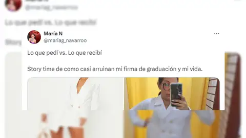 Encarga un vestido para su graduación y el resultado le hace llorar Encarga un vestido para su graduación y el resultado le hace llorar