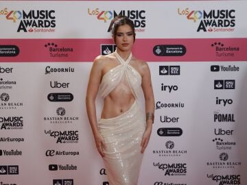 Mar Lucas en la cena de nominados de Los40 Music Awards 2024