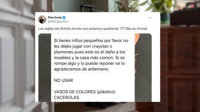 Las insólitas reglas de un Airbnb que se han hecho virales: 