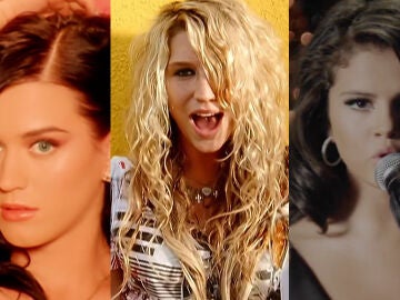 Videoclips de I Kissed a Girl, Tik Tok y Same Old Love.