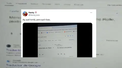 Imagen del tuit viral Imagen del tuit viral