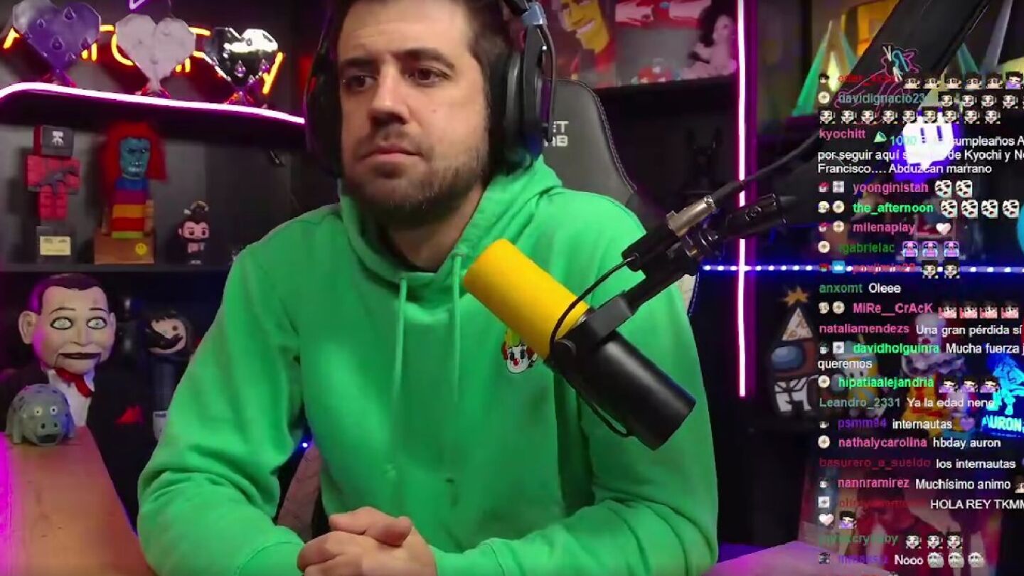 Imagen de AuronPlay en directo en Twitch