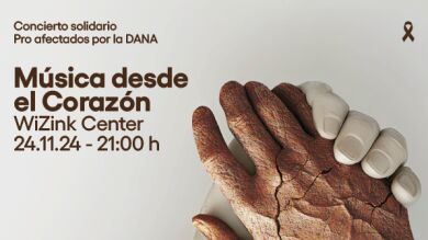 Música desde el Corazón: Rozalen, Amaral, Arde Bogotá y más actuaran en el concierto solidario por la DANA en el WiZink Center de Madrid