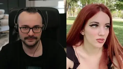 Imágenes de Xokas y Zeling en directo Imágenes de Xokas y Zeling en directo