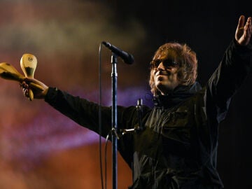 Liam Gallagher durante un concierto en 2023