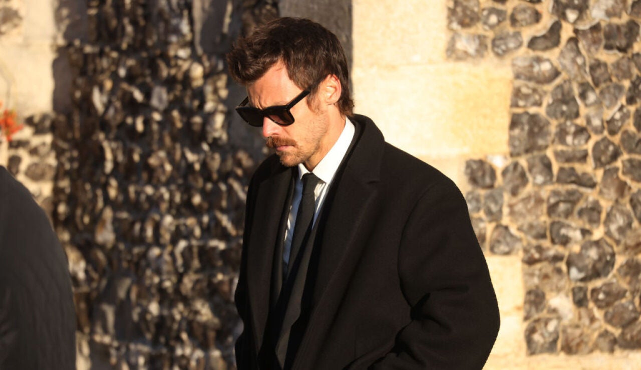 Harry Styles en el funeral de Liam Payne