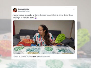 Imagen del tuit de Andrea Col&aacute;s 