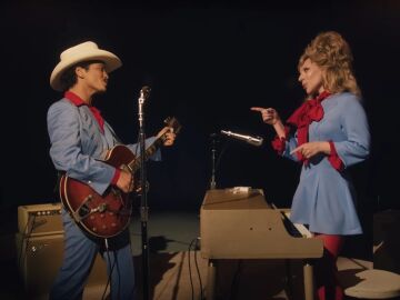 Imagen del videoclip de Die With A Smile de Bruno Mars y Lady Gaga