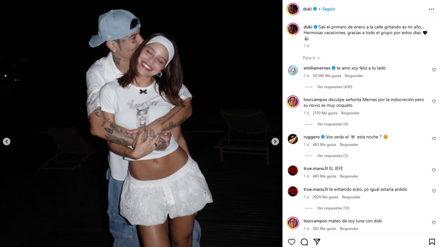 Duki y Emilia