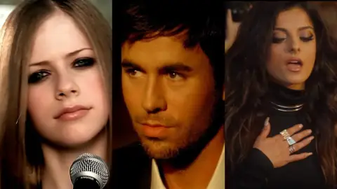 Avril Lavigne, Enrique Iglesias y Bebe Rexha en sus videoclips. Avril Lavigne, Enrique Iglesias y Bebe Rexha en sus videoclips.