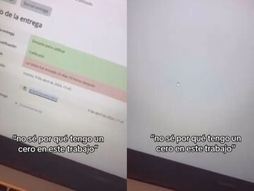 Le ponen un cero en un trabajo de la universidad y se lleva una sorpresa al revisar lo que hab&iacute;a mandado