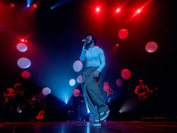 El cantautor Marwan durante un concierto en el Movistar Arena