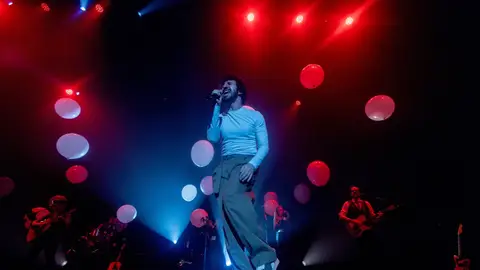 El cantautor Marwan durante un concierto en el Movistar Arena El cantautor Marwan durante un concierto en el Movistar Arena