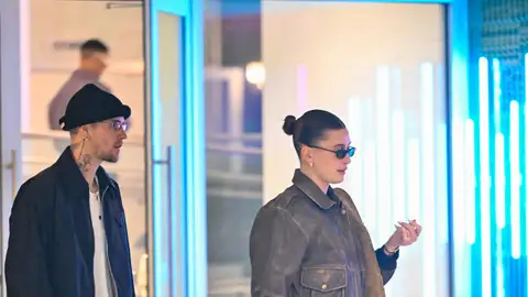 Justin Bieber y Hailey Bieber en Los Ángeles en enero de 2025 Justin Bieber y Hailey Bieber en Los Ángeles en enero de 2025