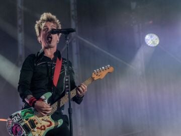 Green Day durante su actuaci&oacute;n en Road To Rio Babel